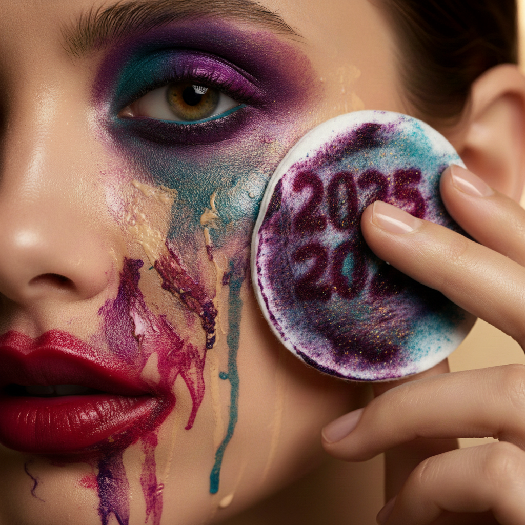 Демакияж  словно символ перехода, обновления и готовности к новому. После "очищения" открывается пространство для новых решений и идей, подобно тому, как очищенная кожа готова к новому макияжу.