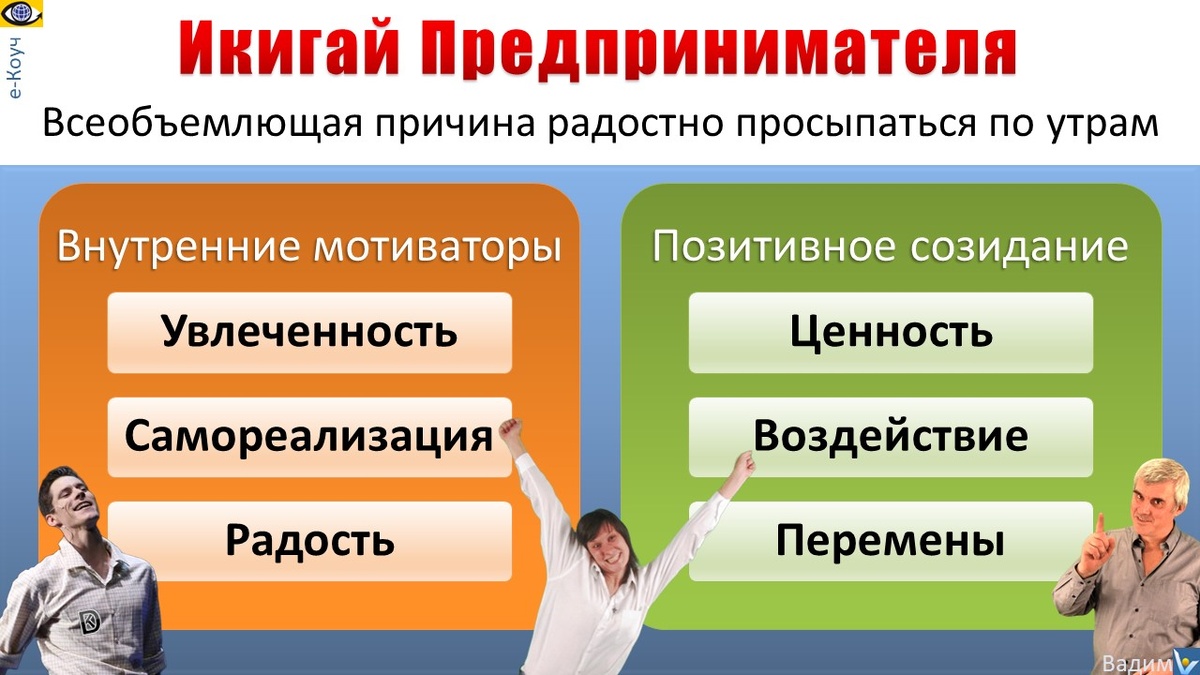 Икигай предпринимателя. Вадим Котельников, Денис Котельников