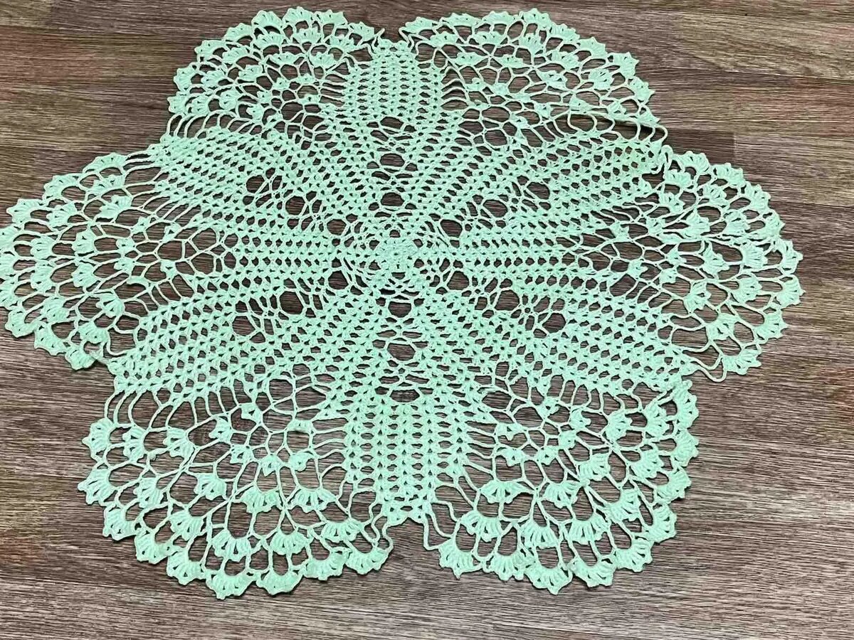 Фото моей салфетки крючком