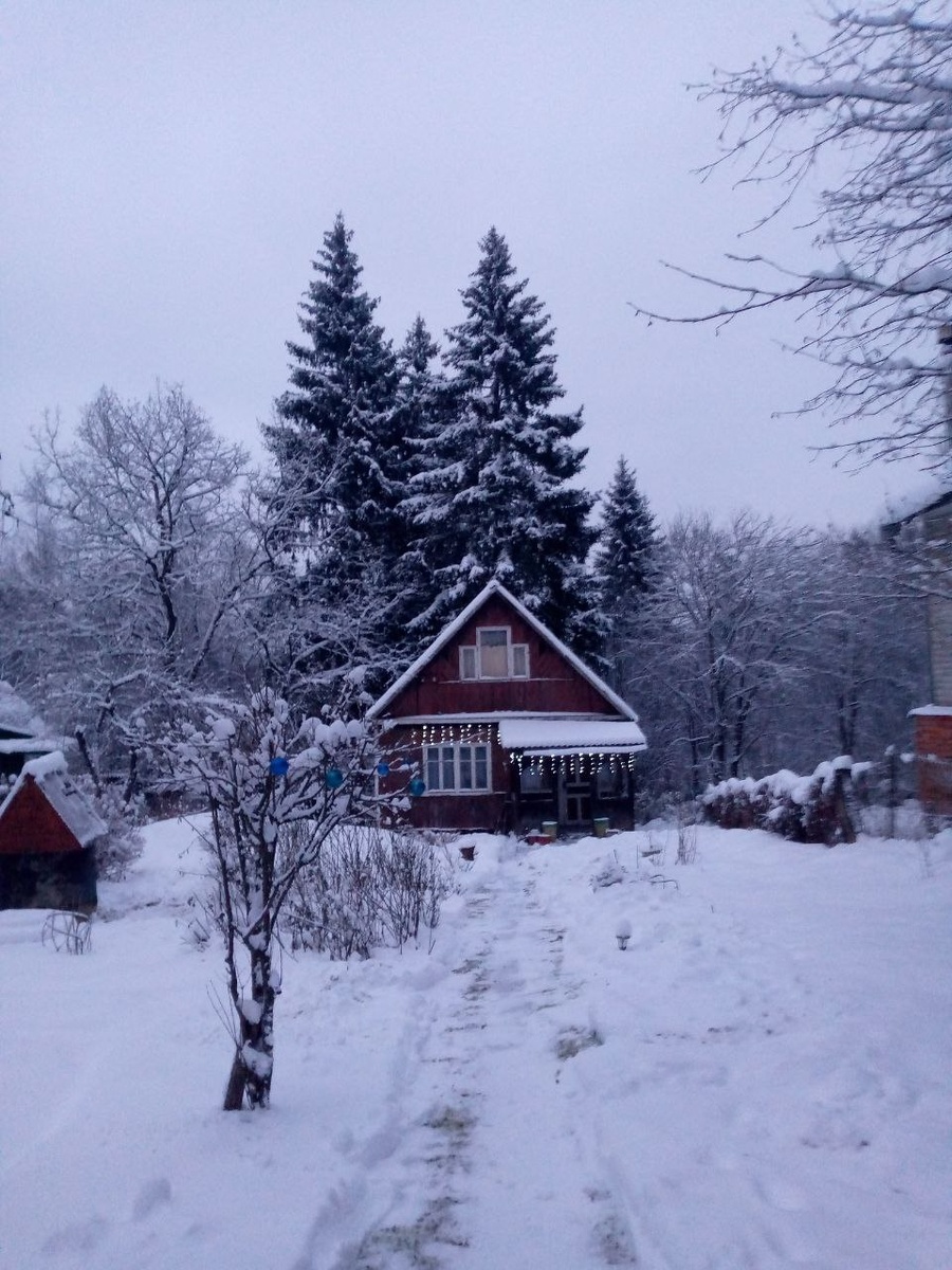 А за городом зима, зима, зима...