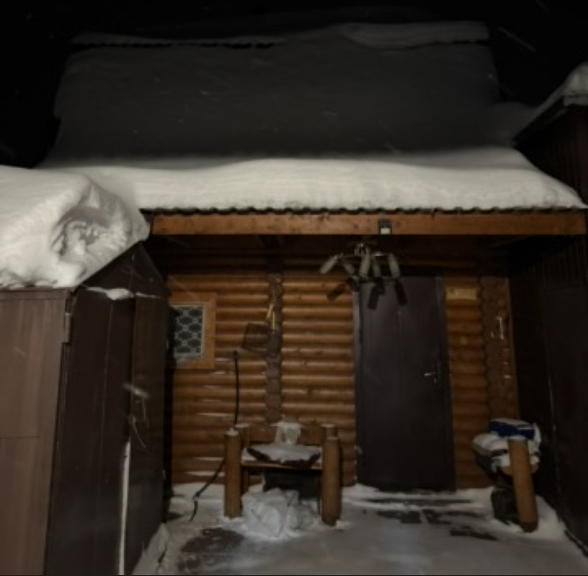 Банька в деревне.