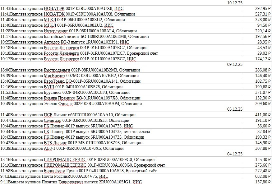 выплаты часть 3