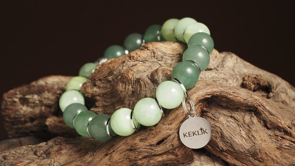 украшения с авантюрином/натуральные камни