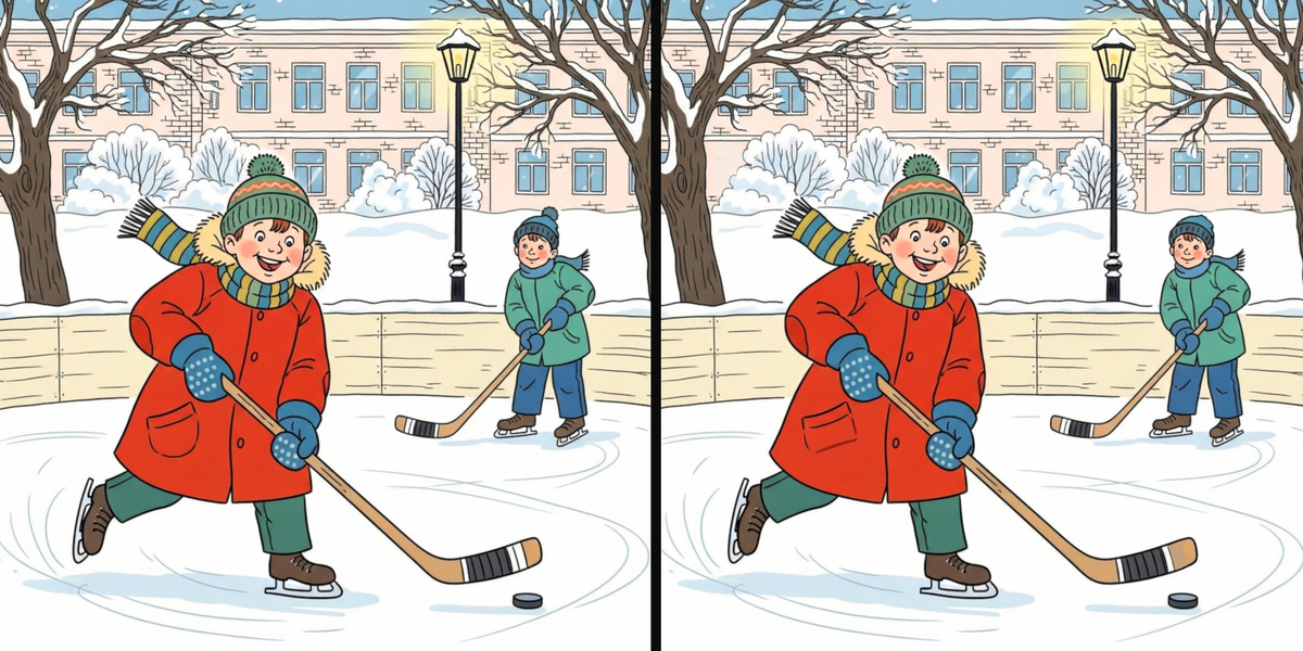 Хоккей. Горизонтальная картинка