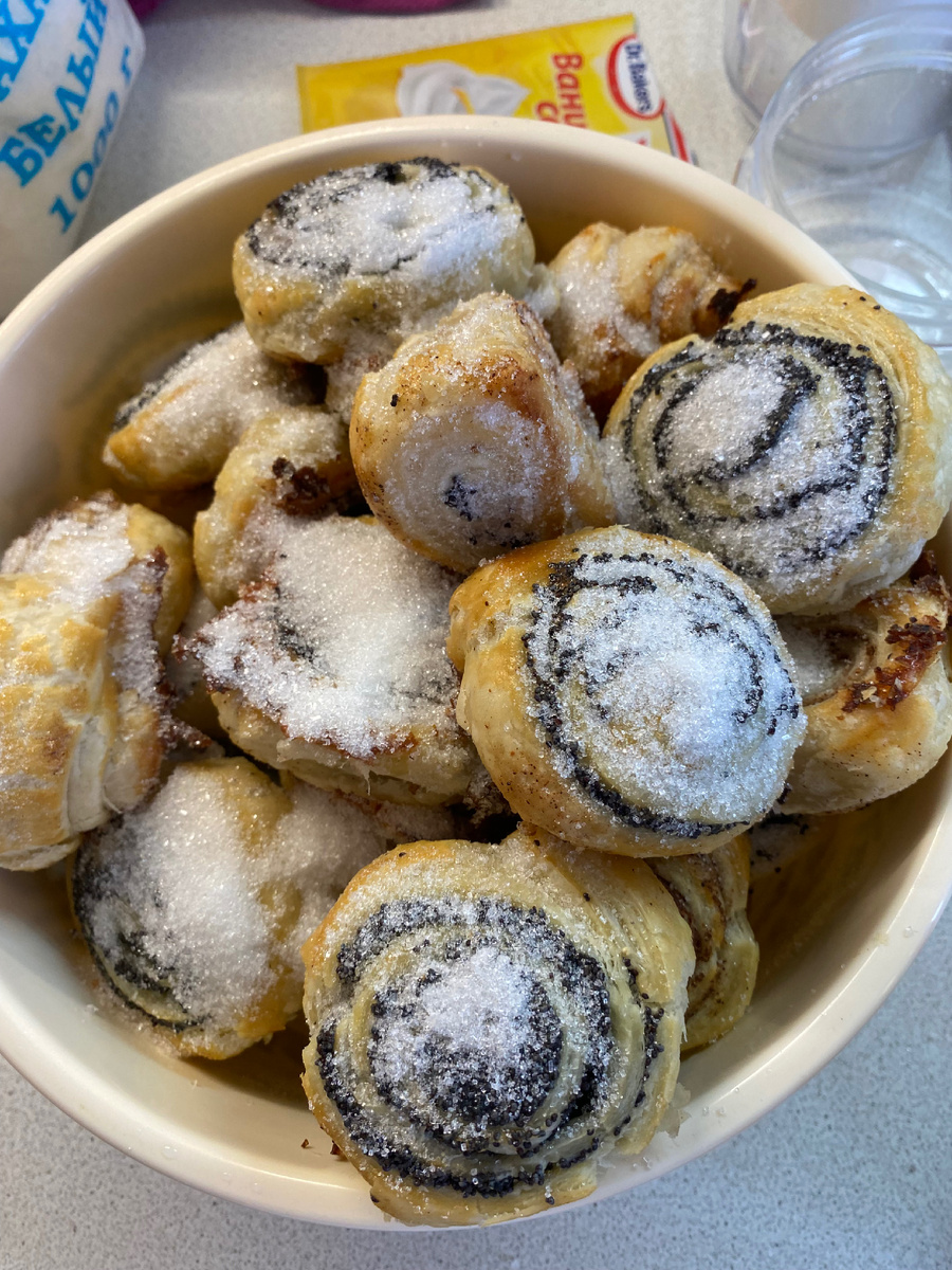 Булочки с маком 