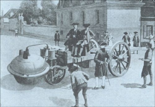 паровой экипаж Жозефа-Николя Кюньо