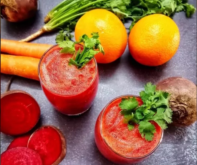 Смузи из свеклы и моркови