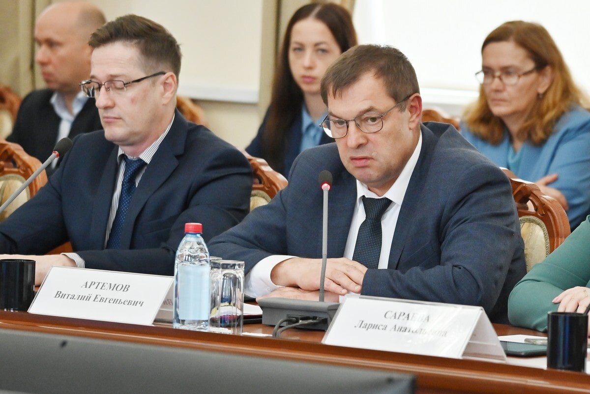    Виталий Артёмов на заседании правительства Рязанской области