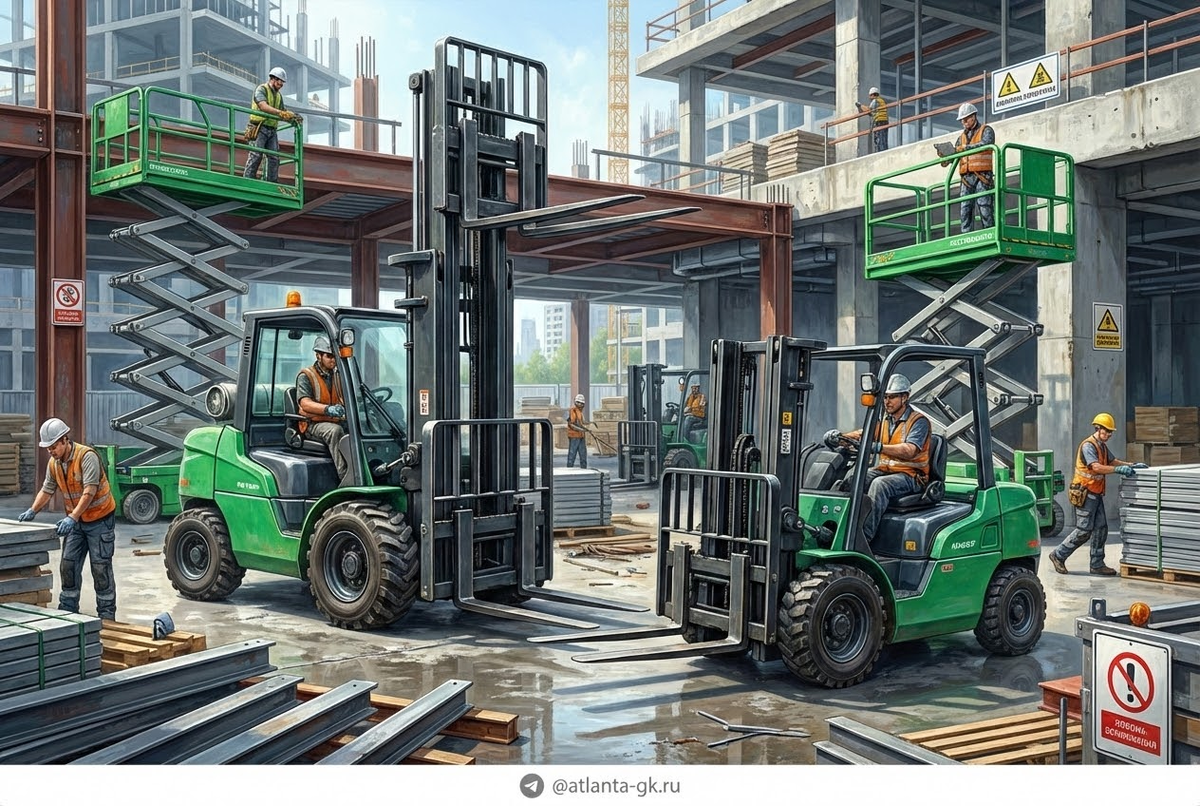    Преимущества телескопического подъёмника Atlanta-gk