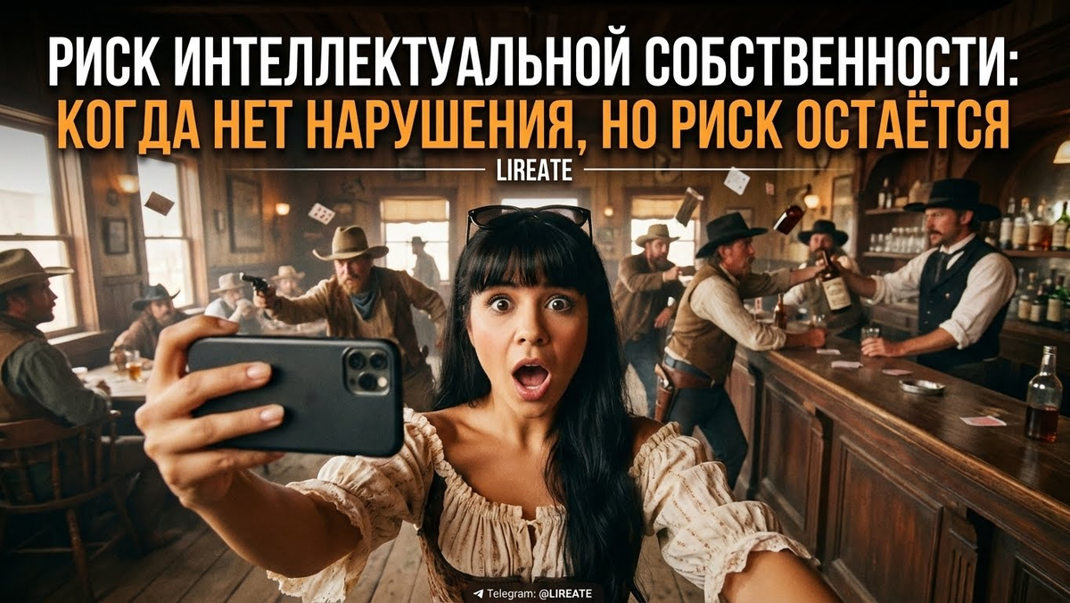    Изображение, иллюстрирующее риск интеллектуальной собственности Лирейт