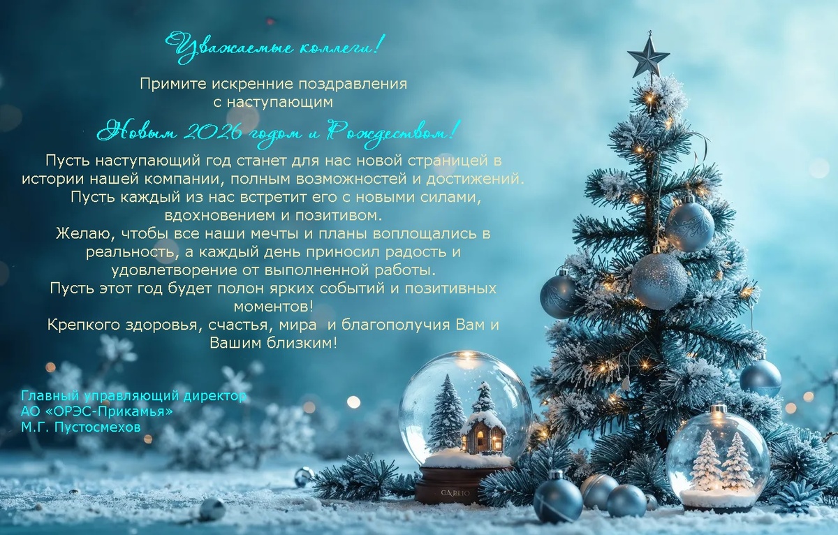 С Новым 2026 годом и Рождеством!