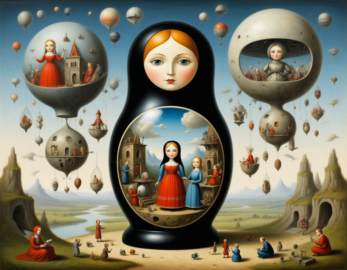 Многослойность сознания в одной кукле