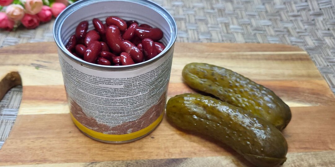 Беру банку фасоли и готовлю гениальный салат на Новый год. Быстрая и вкусная закуска за минуты!