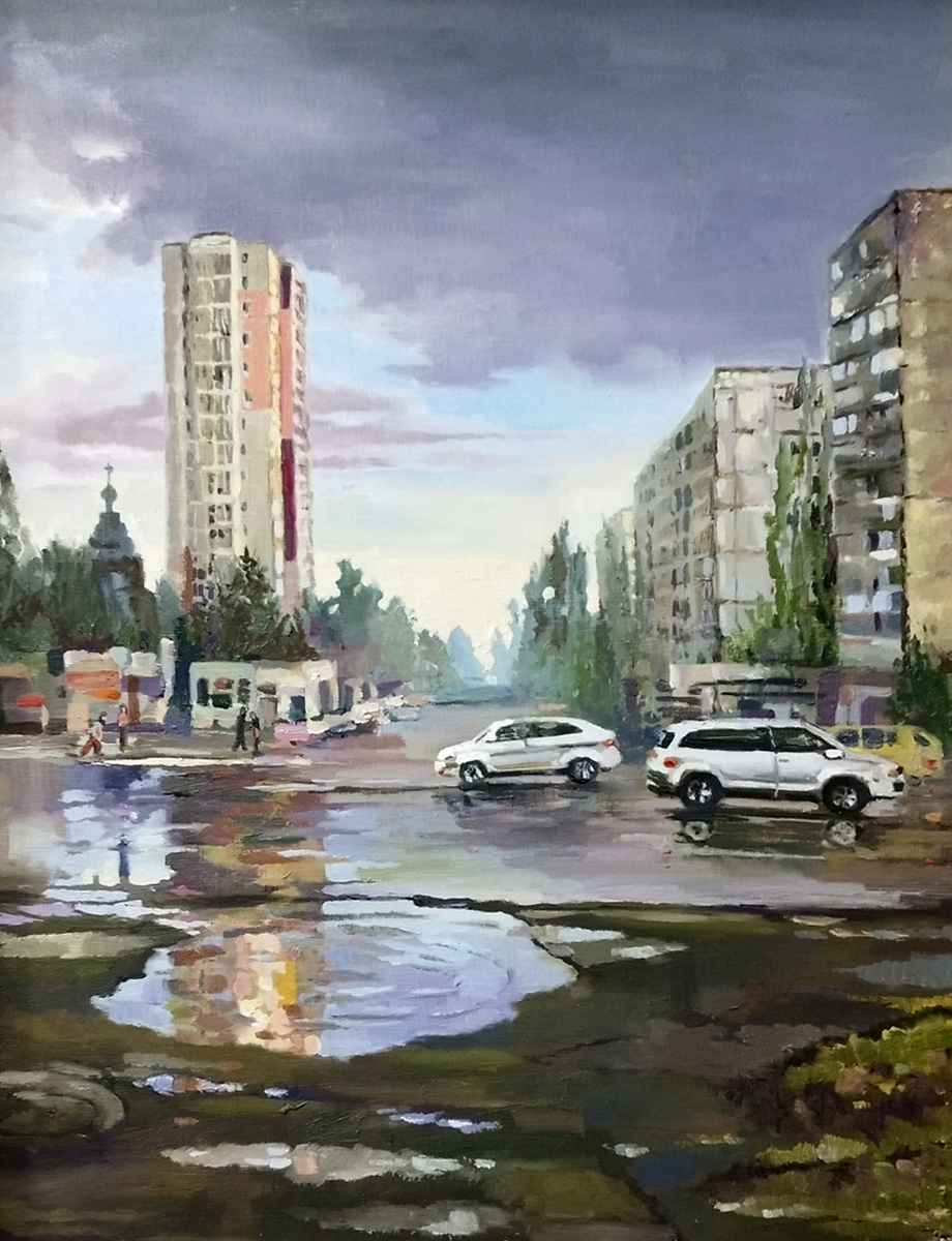 Ведринцева А. Р. «Спартановка после дождя».