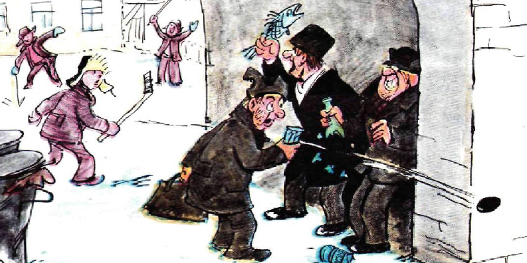 Зимние каникулы в журнале "Крокодил". Вспоминием с улыбкой и ностальгией