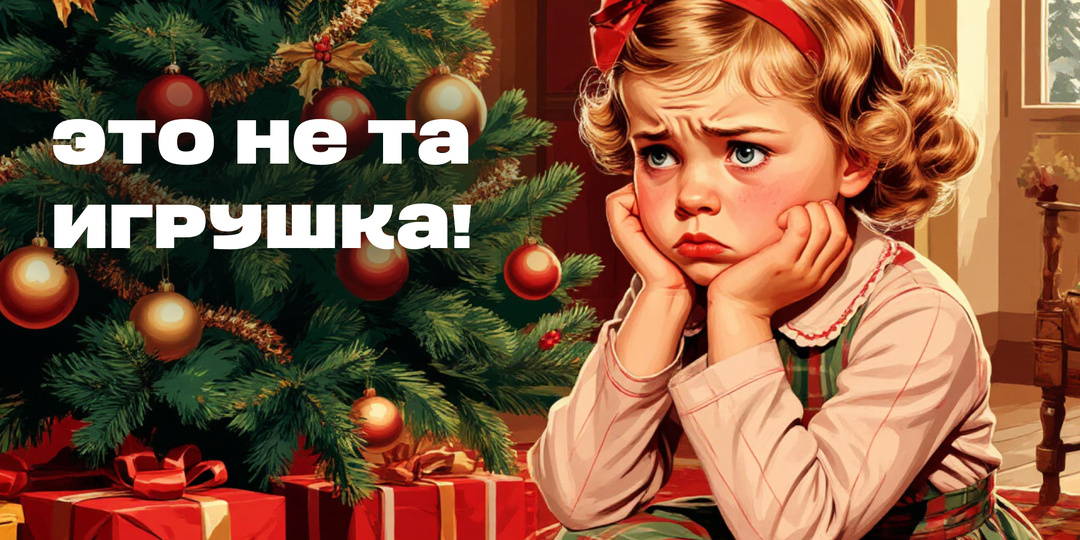 Что делать, если ребёнок не обрадовался подарку?