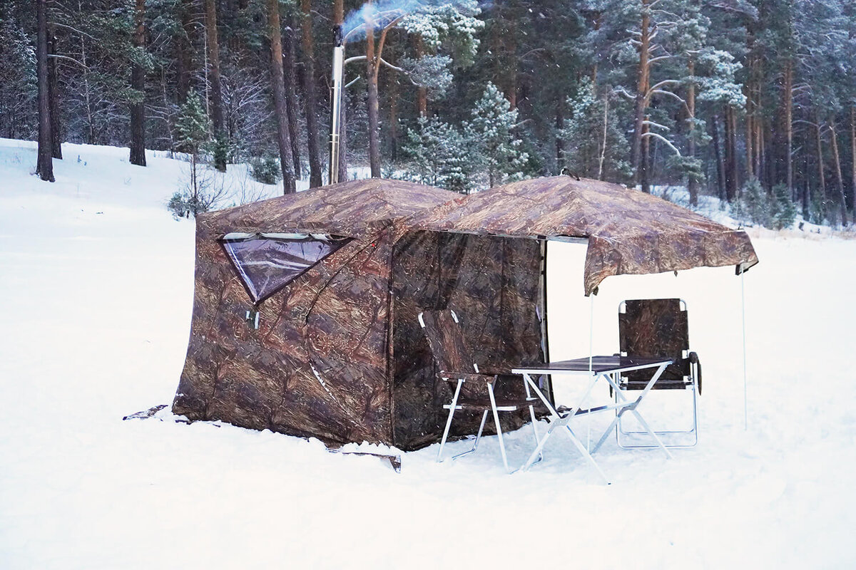 Палатка Куб 2.20 от Берега с откидной стенкой