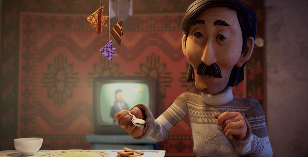 Кадр из анимационного фильма «Сын» (2025 г.) режиссера Жанны Бекмамбетовой