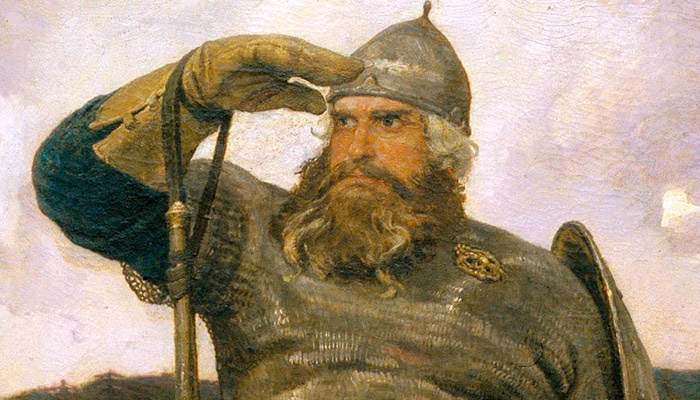 Илья Муромец (фрагмент картины «Богатыри», Виктор Васнецов, 1881—1898 годы). Фото: wikipedia.org