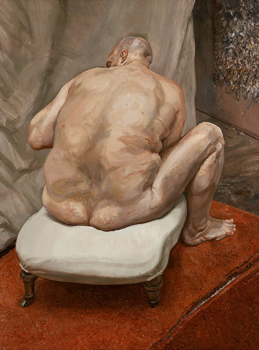 Обнажённый со спины (Naked Man, Back View). 1991-1992. холст, масло. 182.9 х 137.2 см. Музей Метрополитен, Нью-Йорк.