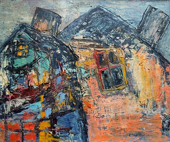 Хохонова Наталья "Тепло родного дома"
24х30 хм 1998 г