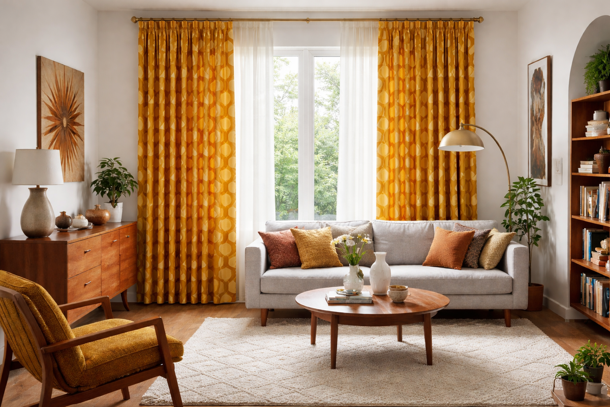 Шторы с орнаментом