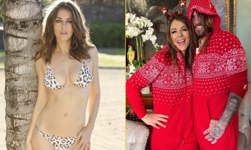    Источник: Социальные сети | 60-летняя Элизабет Херли поделилась секретом создания «удачного пляжного снимка», позируя в трусах с леопардовым принтом.