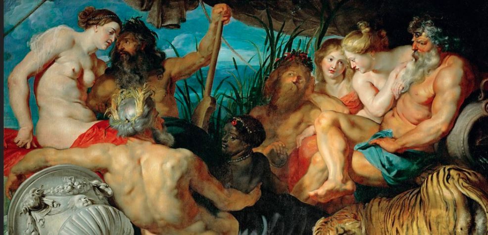 Питер Пауль Рубенс. "Четыре части света", фрагмент картины