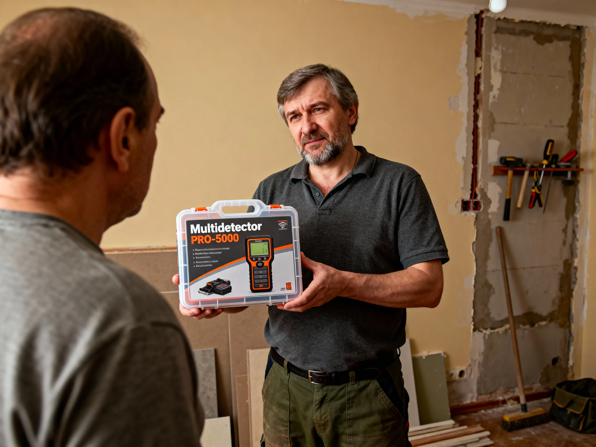 Аркадий Сергеевич: «Технологии! Этот детектор всё найдёт!» Владимир Николаевич: «Включая дыру в вашем бюджете на 25 000 ₽».