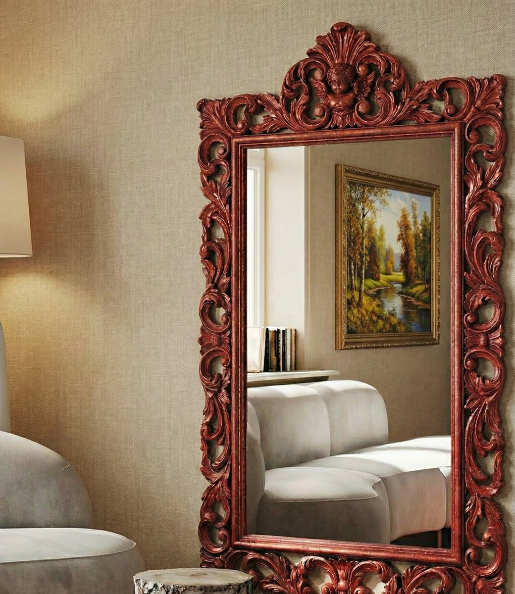 Зеркало с наличниками