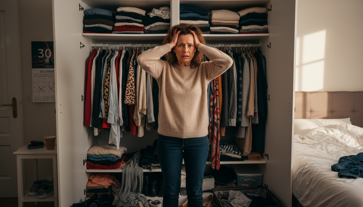 Узнаёте себя? 30 декабря, шкаф полный одежды, а надеть нечего! Эта ситуация случается чаще, чем кажется. Но выход есть, и он проще, чем вы думаете.