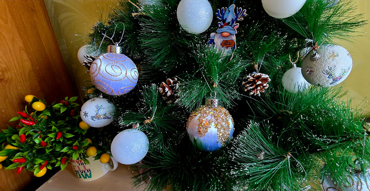 Мои ёлочные украшения в этом году