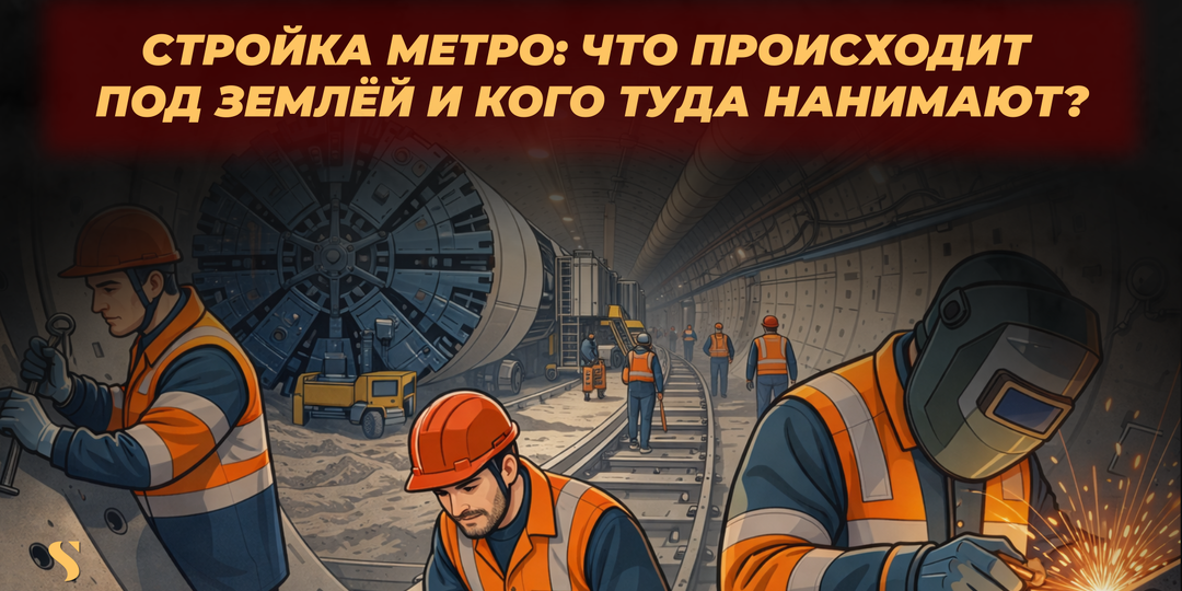 Стройка метро: что происходит под землёй и кого туда нанимают?