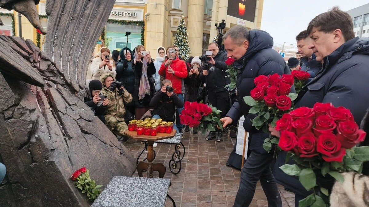    в Белгороде открыли мемориал погибшим 30 декабря 2023 года   bel.ru