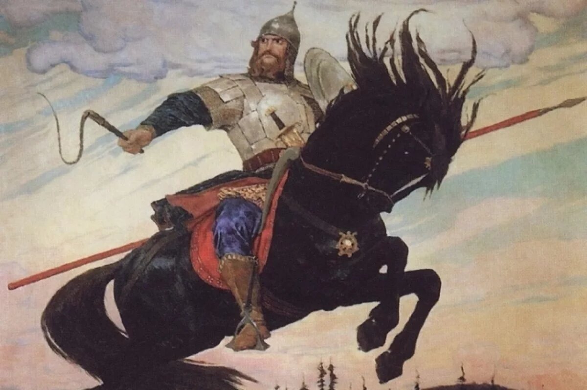    Богатырь и святой.