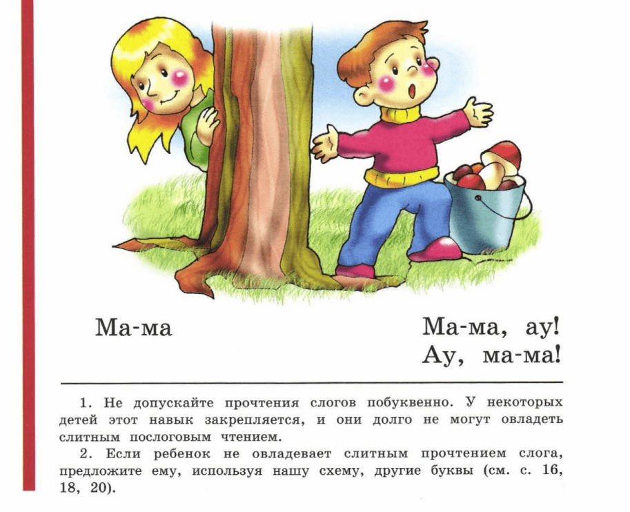 Каждая страница Букваря несет методическую пользу. Источник — Букварь Н. С. Жуковой