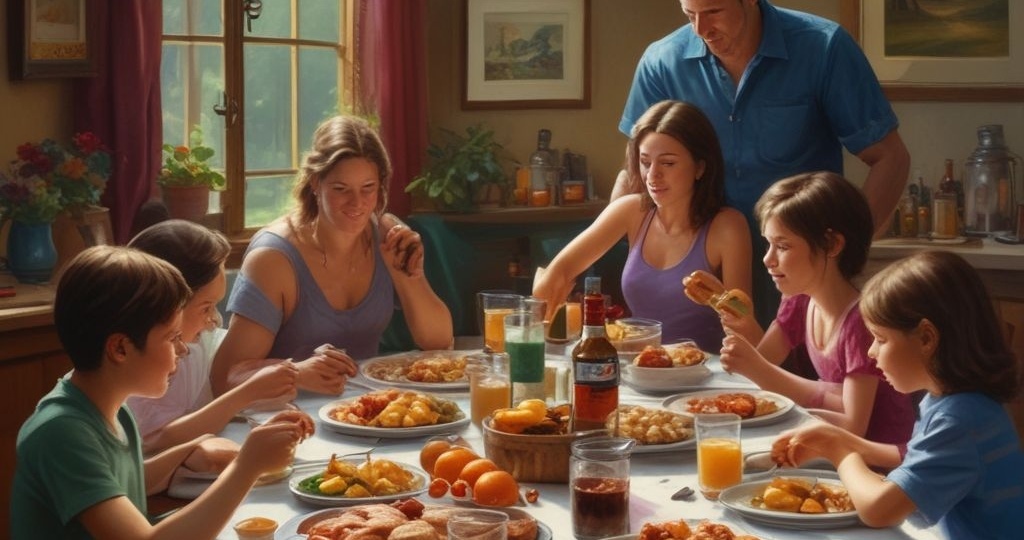 Семейный Обед: Симфония Отвращения и Смеха