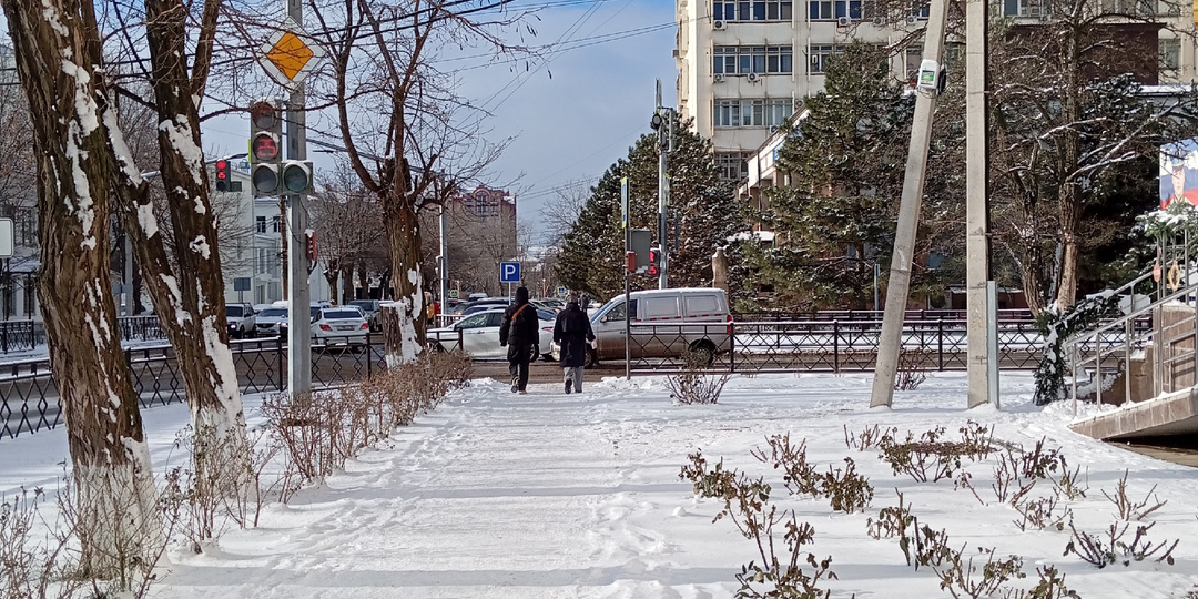 Зимушка- зима в нашем городе.