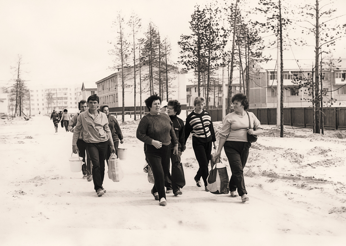 1985-1987 гг. Улица Губкина