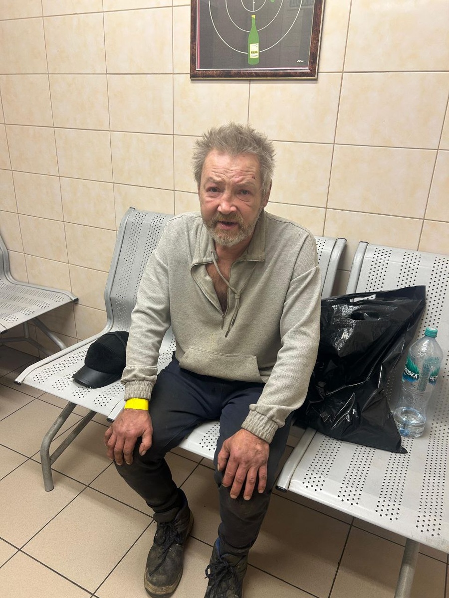 Так выглядел Сергей Борисович на момент поступления в наш приют. Фото: пресс-служба "Тёплого приёма" 