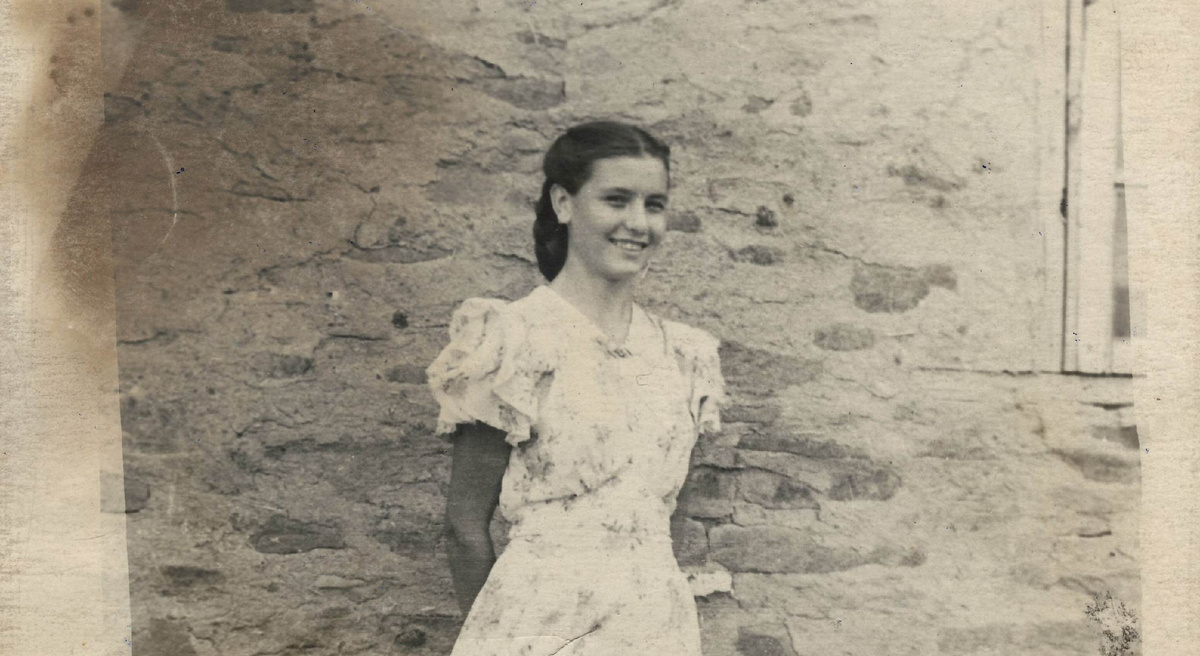 В «заработанном» платье, 1954 год