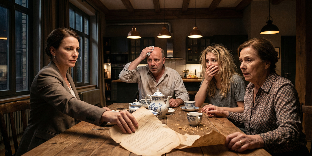 Свекровь делила мою трёшку, пока я не открыла сейф. Увидев эту бумагу, муж побелел