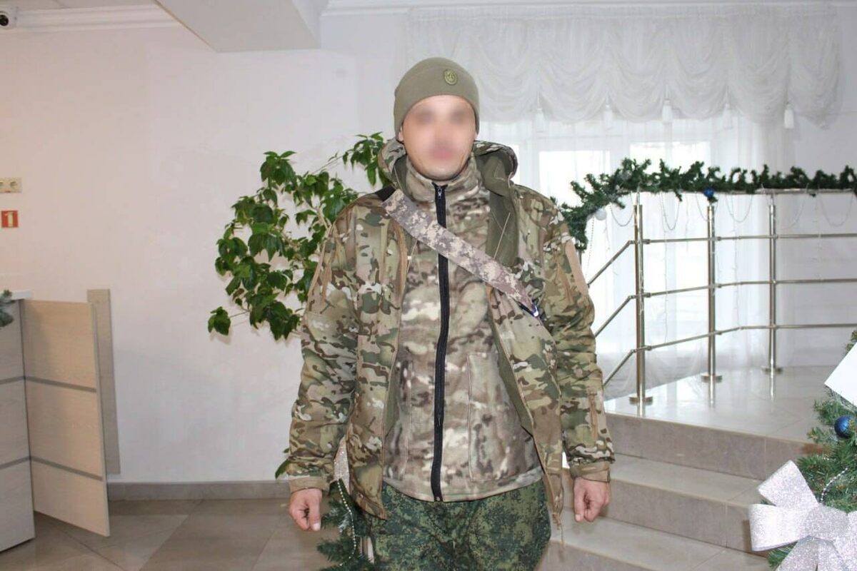 На фото: военнослужащий Илья / Фото предоставлено Айгуль Яруллиной