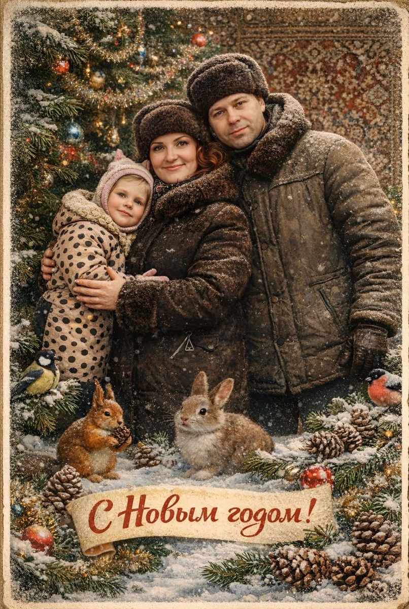 Тёплый Советский привет от нашей семьи)))