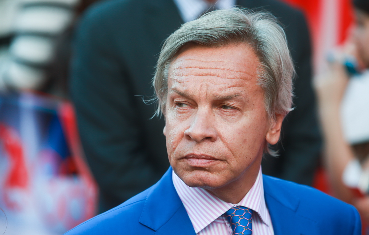    Председатель комиссии СФ по информационной политике Алексей Пушков  Сергей Фадеичев/ТАСС