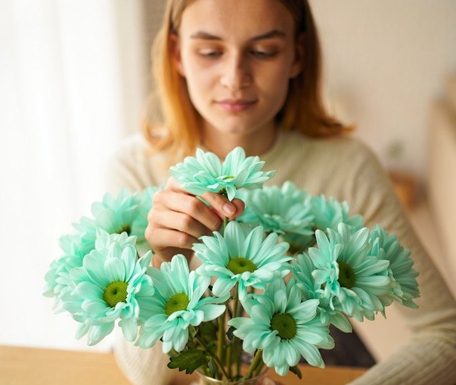 💚 Мятные хризантемы — секрет идеального подарка