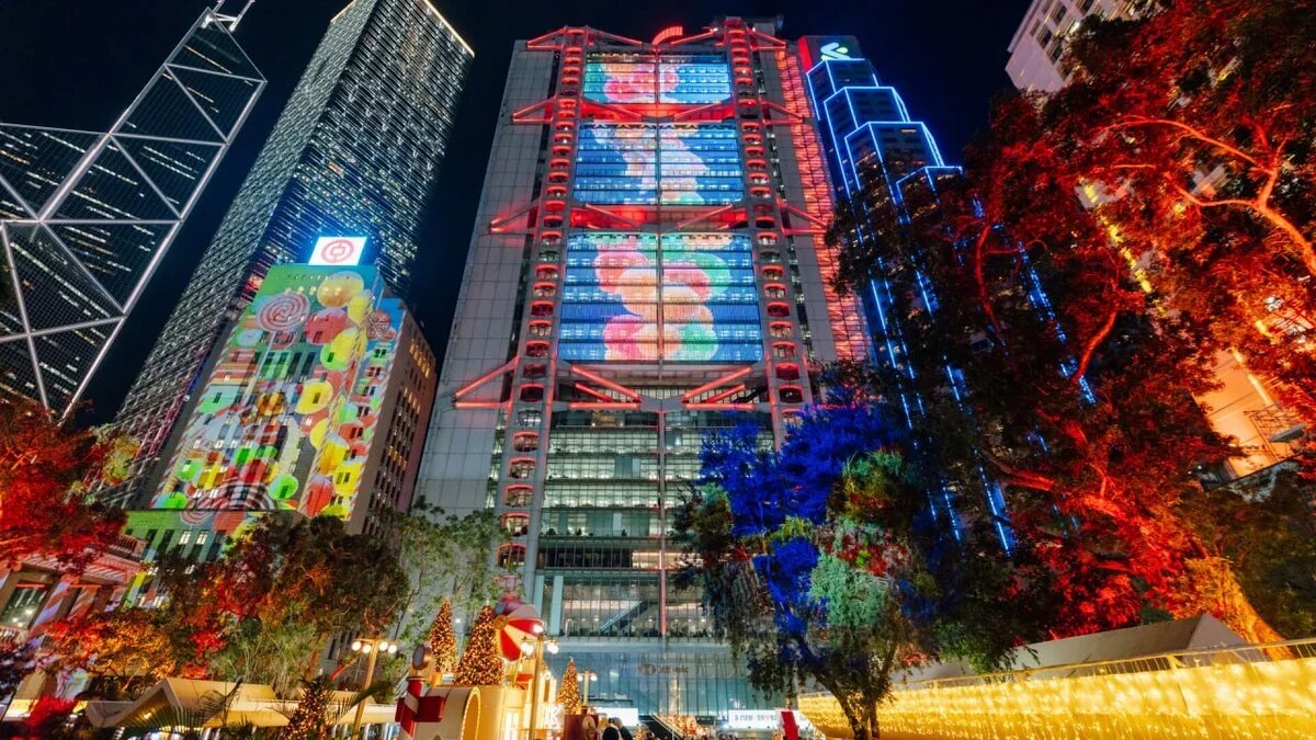    Световое шоу станет кульминацией новогоднего тожества в Гонконге. Фото: Управление по туризму Гонконга