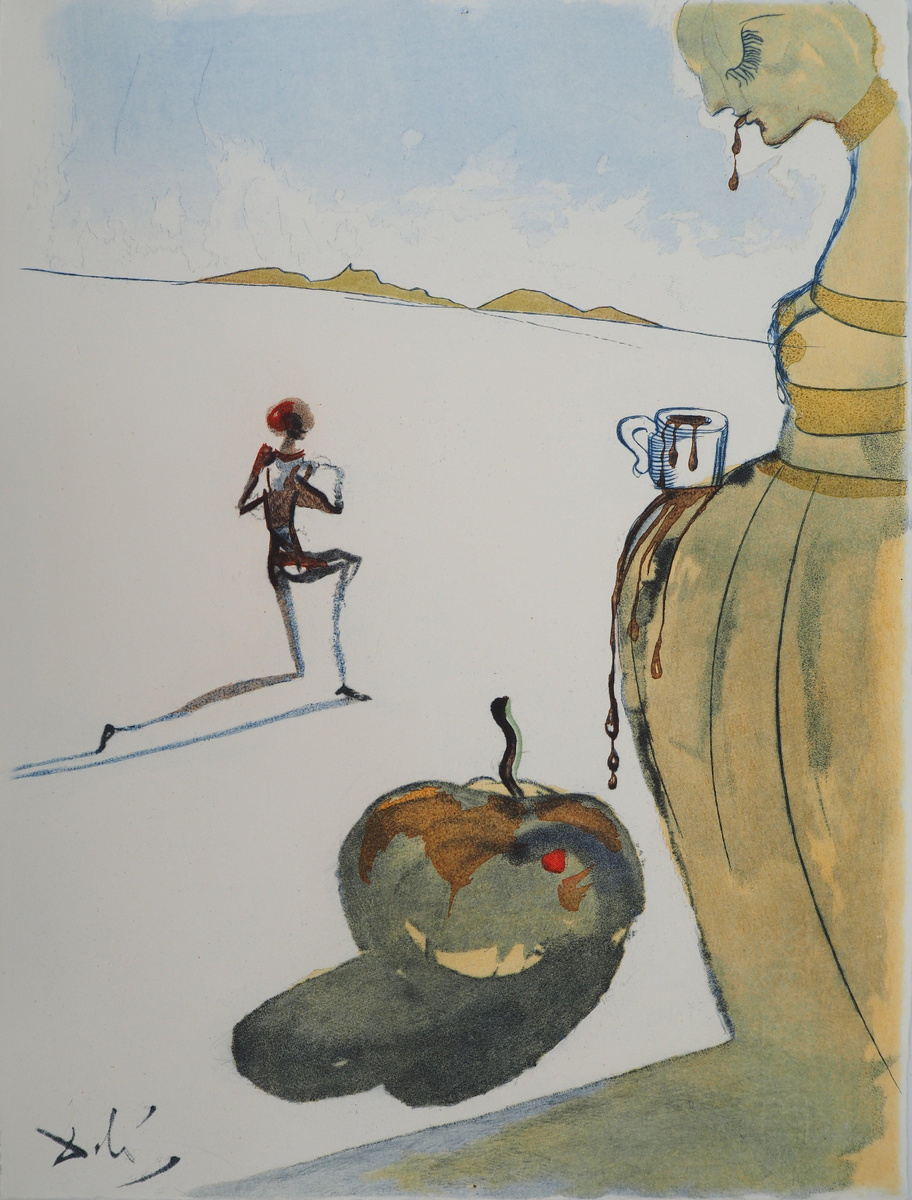 Сальвадор Дали – «Казанова, Чашка Шоколада», 1967 год, частная коллекция