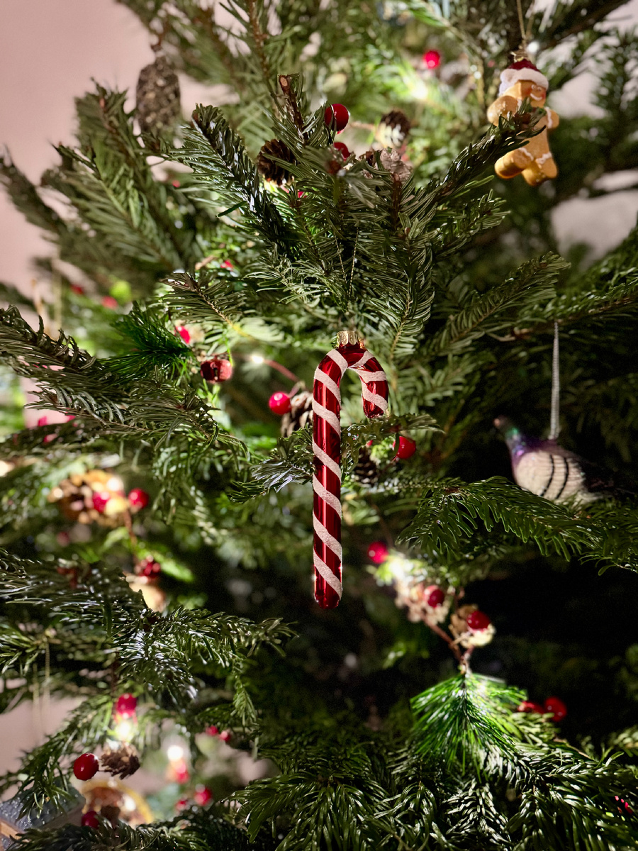 Это сахарная тросточка, которую нельзя съесть 