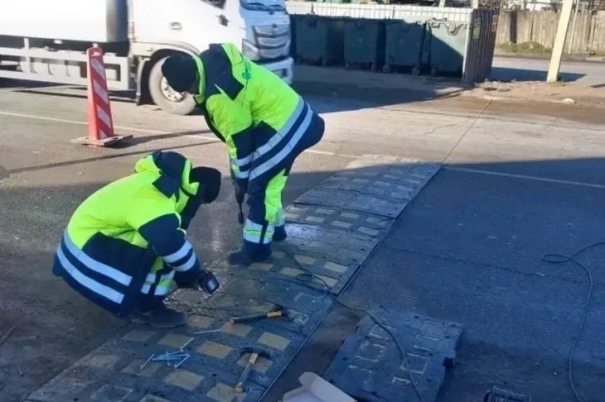    Прокуратура добилась установки «лежачего полицейского» в Астрахани